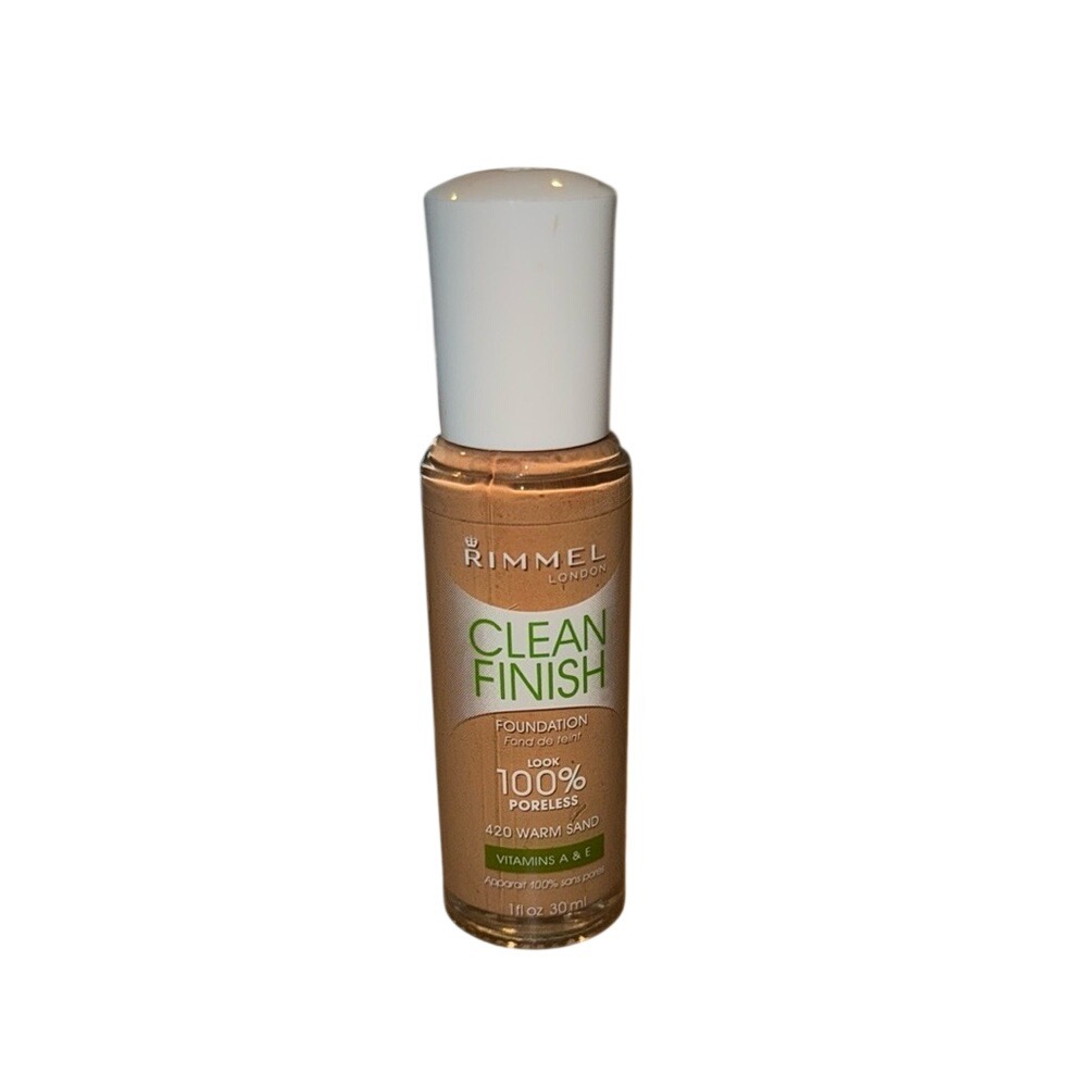 Rimmel London Clean Finish Foundation - Warm Sand makeup face
